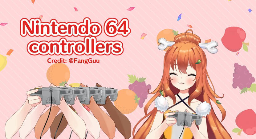 FangGuu Nintendo 64 Controllers + Hands Assets