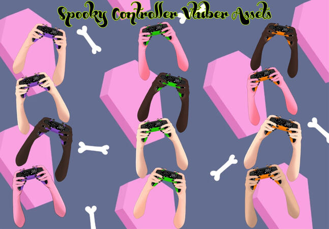 iam_adoryble Spooky Controller VTuber Assets
