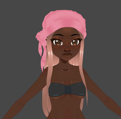 beeficecream - (Vroid) Durag straight blonde hair [.vroid file]