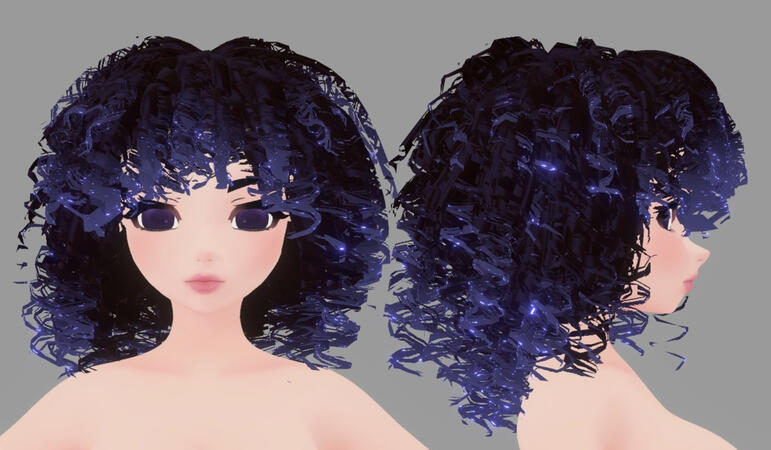 jorgenVRC Puffy Hair