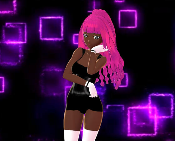 battynator-store VRoid skin pack - Dark Skin (female) 10 colors