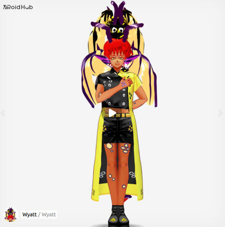 adoreartistry - Wyatt Male Dragon Tamer Avatar (VRoid Avatar 3D Model)