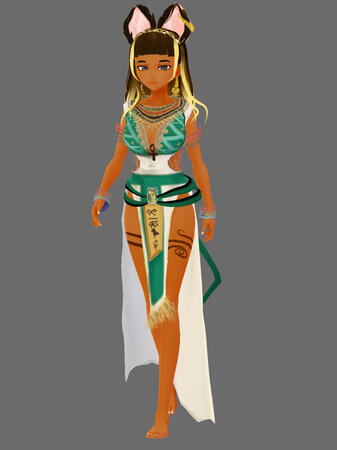 chibirina Sanura Egyptian Goddess Avatar