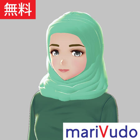 mariVudo Free VRoid Avatar of Muslim Woman + Hijab