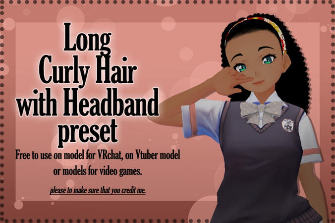 scarletanimefox Long Curly Hair Preset