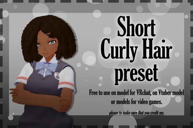scarletanimefox Short Curly Hair Preset