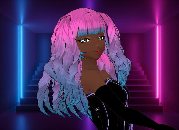 battynator-store Rich Curly Hair Preset for VRoid Studio - 3 in 1