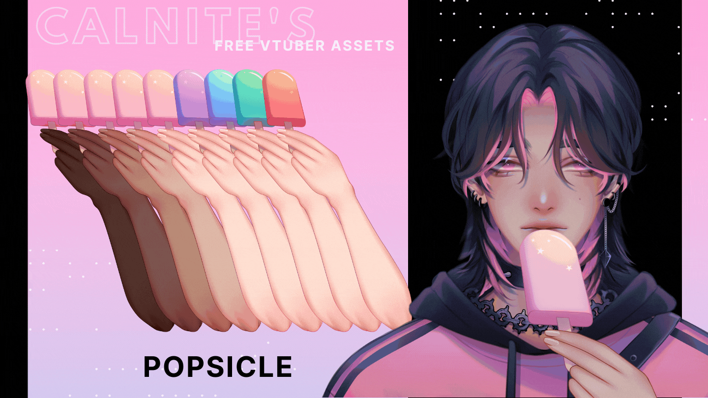 Calnite's Popsicle + Hands Asset