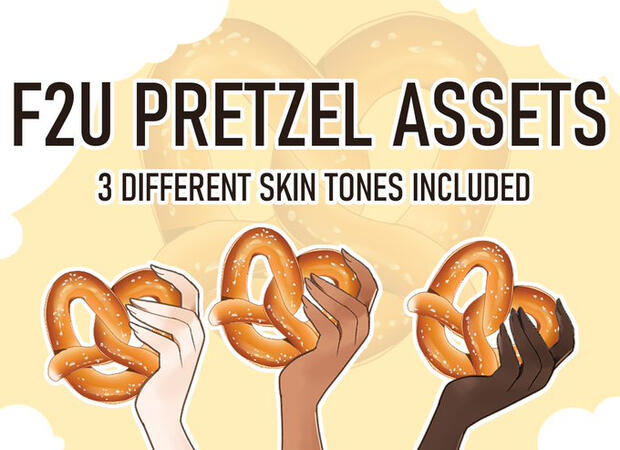 MayaVtuber F2U VTUBER PRETZELS