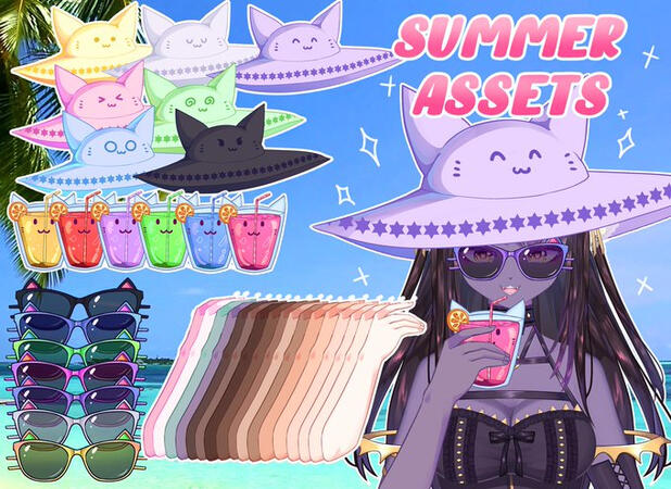 Kami_Bakeneko FREE VTUBER ASSETS
